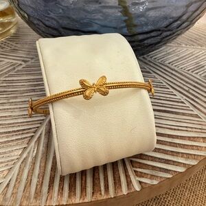 Julie Vos Gold Butterfly Bangle